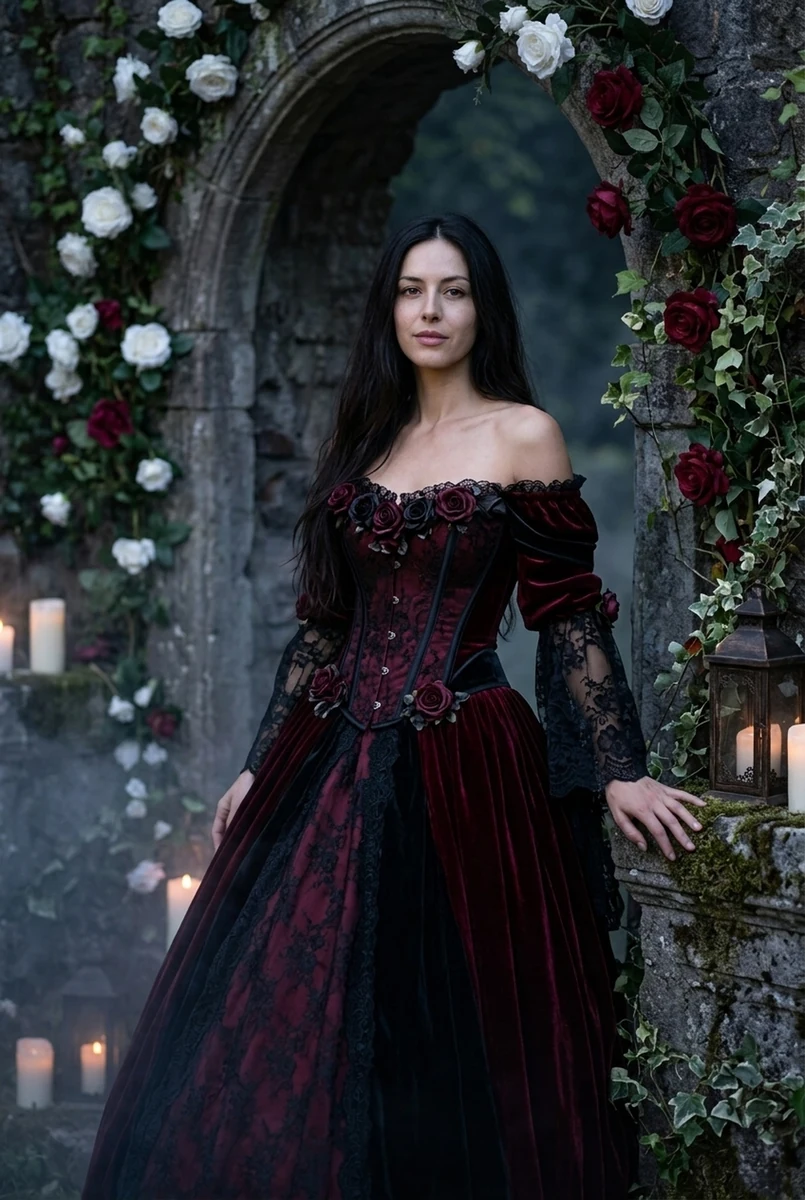 Тёмная сказка в розах