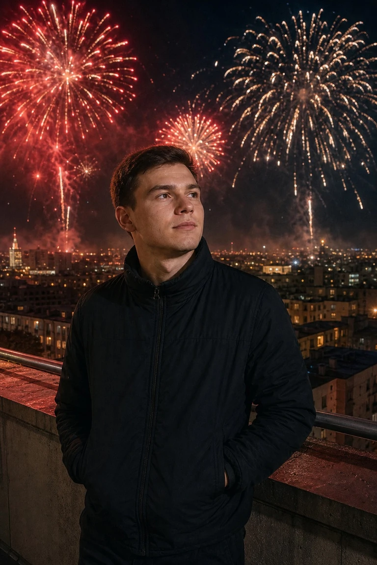 Салют над городом