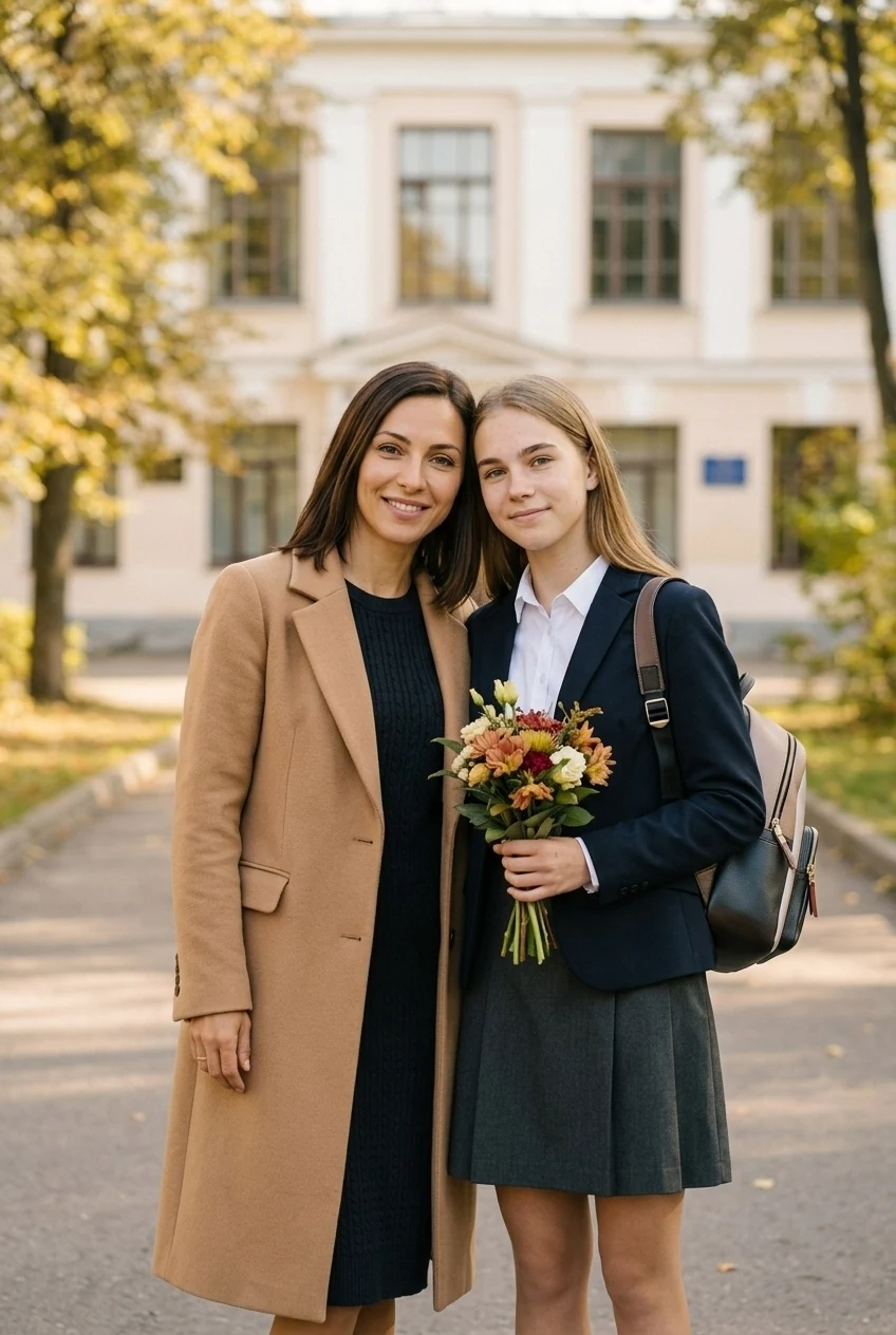 Мама и старшеклассница