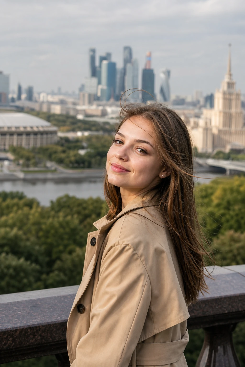 Воробьёвы горы — вид на Москву