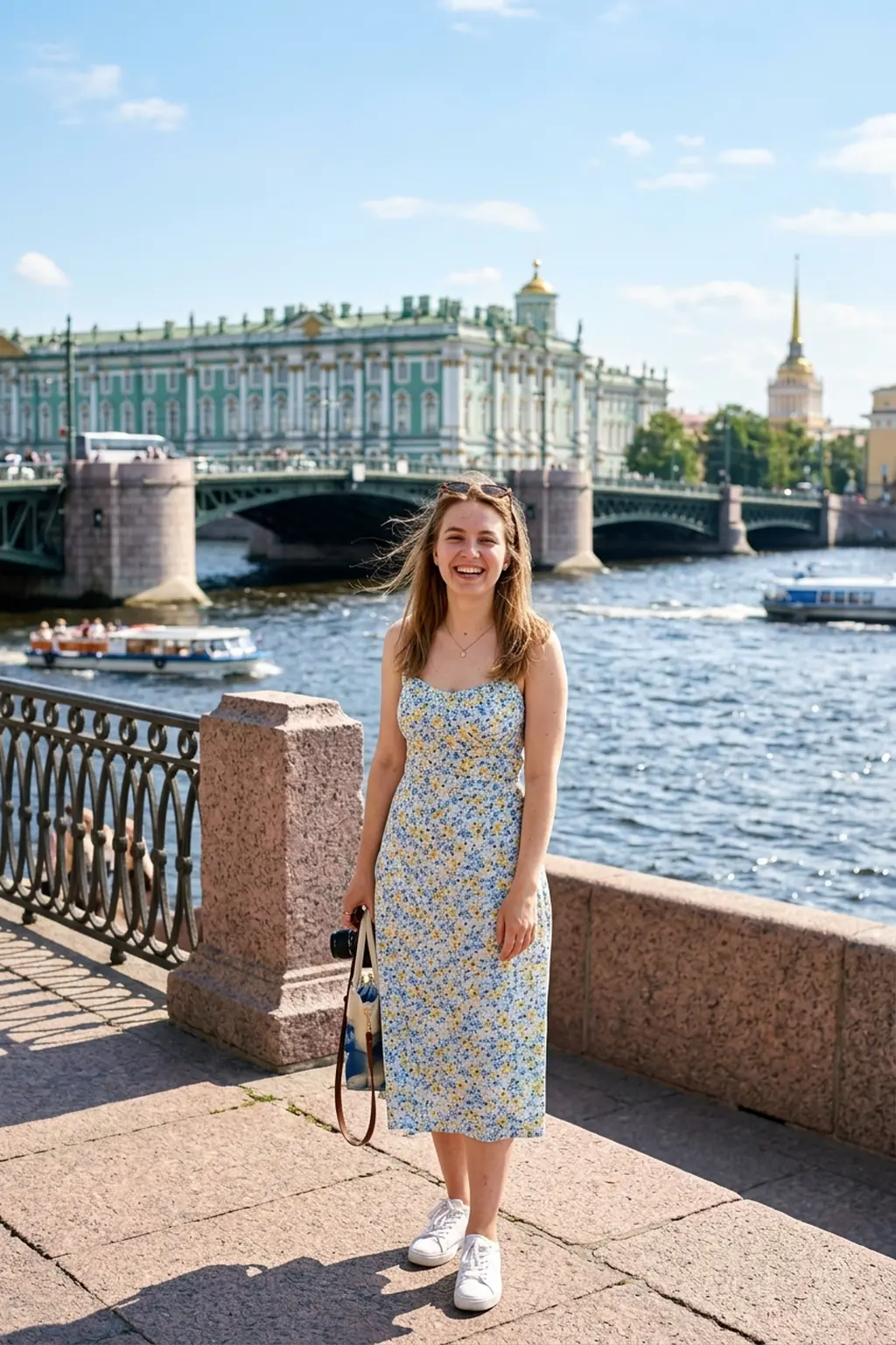 Лето на Дворцовой набережной